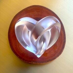 Lalique Crystal Heart
